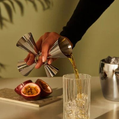 Alessi The Tending Box - Quadri Combo Jigger